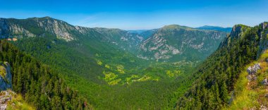 Tara Nehri Vadisi Karadağ 'daki Durmitor Milli Parkı' ndan izlendi