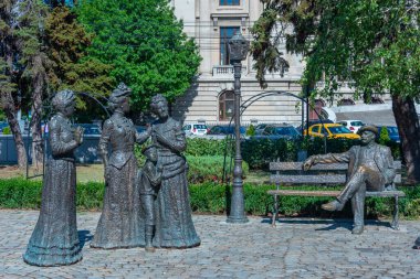 I.L. Romanya 'daki Caragiale Heykel Topluluğu
