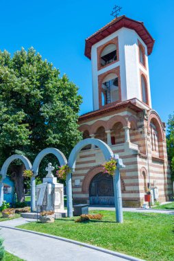 Romanya 'nın Targoviste kentindeki İsa Büyükşehir Katedrali' nin Yükselişi Çan Kulesi