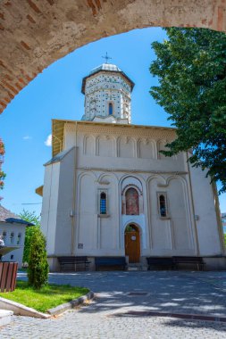 Romanya 'nın Targoviste kentindeki Stelea manastırı