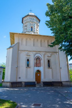 Romanya 'nın Targoviste kentindeki Stelea manastırı