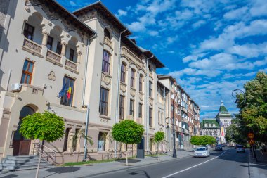 Romanya 'nın Craiova kentinde tarihi evler