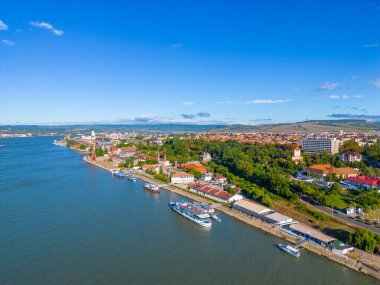 Romanya 'da Drobeta-Turnu Severin' in Panorama görüşü