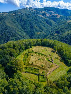 Romanya 'nın Orastie dağlarındaki Dacian Kalesi Blidaru