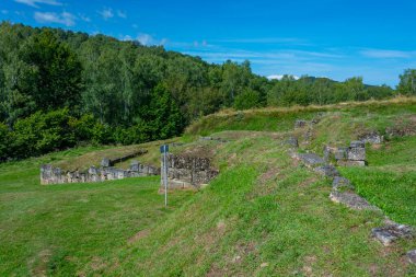 Romanya 'nın Orastie dağlarındaki Dacian Kalesi Blidaru