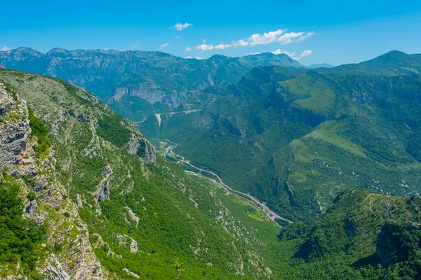 stock image Panorama view of valley of Cemi river in Montenegro