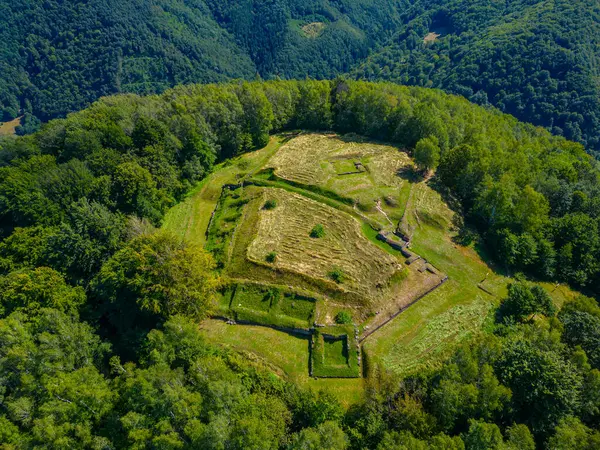 stock image Dacian Fortress Blidaru in Orastie mountains in Romania