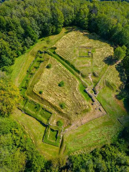 stock image Dacian Fortress Blidaru in Orastie mountains in Romania