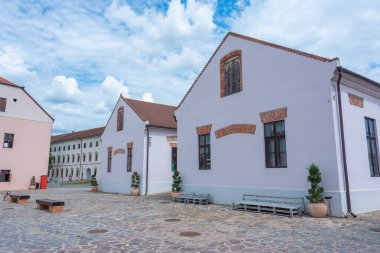 Romanya 'daki Oradea kalesinin avlusu