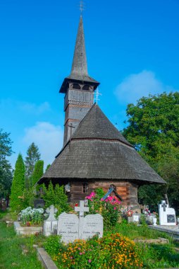 Romanya 'nın Rogoz kentindeki Kutsal Başmelekler Kilisesi Michael ve Gabriel