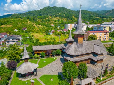 Romanya 'daki Kutsal İmparatorların Ahşap Kilisesi Konstantin ve Elena