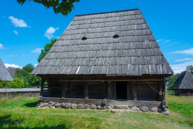 Romanya 'nın Sighetu Marmatiei kentindeki Maramures Köy Müzesi