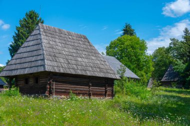 Romanya 'nın Sighetu Marmatiei kentindeki Maramures Köy Müzesi
