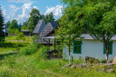 Romanya 'nın Sighetu Marmatiei kentindeki Maramures Köy Müzesi