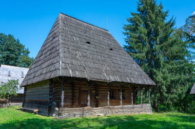 Romanya 'nın Sighetu Marmatiei kentindeki Maramures Köy Müzesi