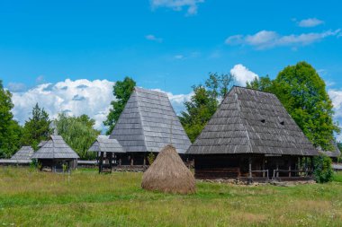 Romanya 'nın Sighetu Marmatiei kentindeki Maramures Köy Müzesi