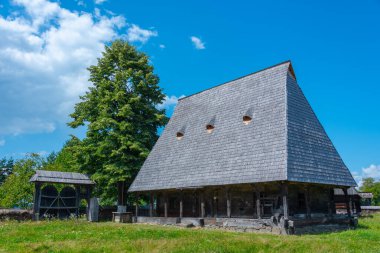 Romanya 'nın Sighetu Marmatiei kentindeki Maramures Köy Müzesi