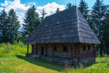 Romanya 'nın Sighetu Marmatiei kentindeki Maramures Köy Müzesi