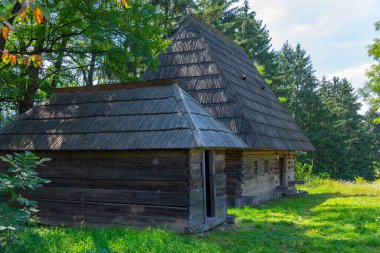 Romanya 'nın Sighetu Marmatiei kentindeki Maramures Köy Müzesi
