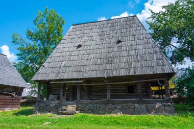 Romanya 'nın Sighetu Marmatiei kentindeki Maramures Köy Müzesi