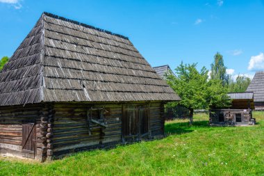 Romanya 'nın Sighetu Marmatiei kentindeki Maramures Köy Müzesi