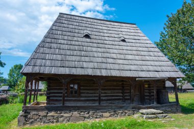 Romanya 'nın Sighetu Marmatiei kentindeki Maramures Köy Müzesi
