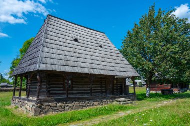 Romanya 'nın Sighetu Marmatiei kentindeki Maramures Köy Müzesi