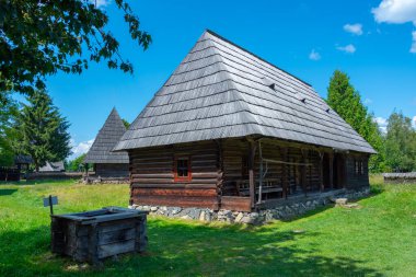 Romanya 'nın Sighetu Marmatiei kentindeki Maramures Köy Müzesi