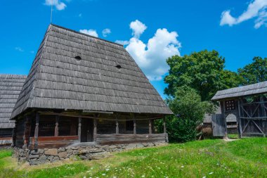 Romanya 'nın Sighetu Marmatiei kentindeki Maramures Köy Müzesi