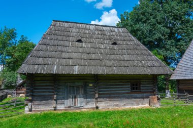 Romanya 'nın Sighetu Marmatiei kentindeki Maramures Köy Müzesi
