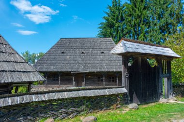 Romanya 'nın Sighetu Marmatiei kentindeki Maramures Köy Müzesi
