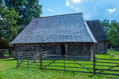 Romanya 'nın Sighetu Marmatiei kentindeki Maramures Köy Müzesi