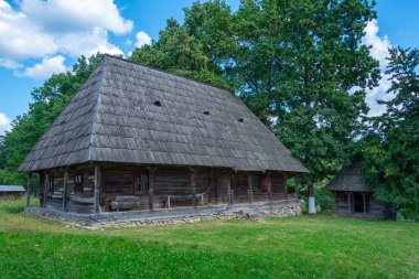 Romanya 'nın Sighetu Marmatiei kentindeki Maramures Köy Müzesi