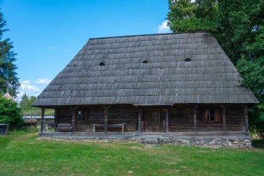 Romanya 'nın Sighetu Marmatiei kentindeki Maramures Köy Müzesi