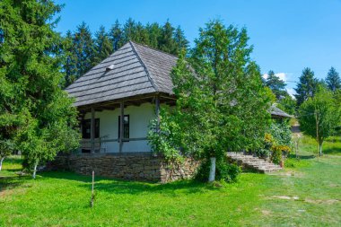 Romanya 'nın Sighetu Marmatiei kentindeki Maramures Köy Müzesi