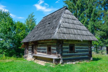 Romanya 'nın Sighetu Marmatiei kentindeki Maramures Köy Müzesi