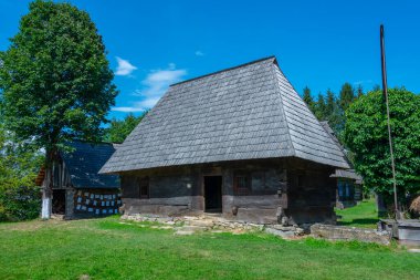 Romanya 'nın Sighetu Marmatiei kentindeki Maramures Köy Müzesi