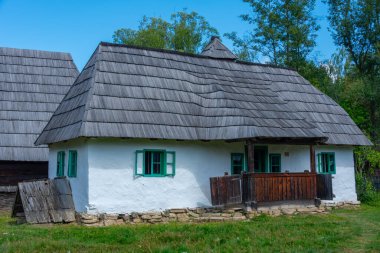 Romanya 'nın Sighetu Marmatiei kentindeki Maramures Köy Müzesi