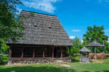 Romanya 'nın Sighetu Marmatiei kentindeki Maramures Köy Müzesi