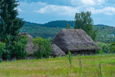 Romanya 'nın Sighetu Marmatiei kentindeki Maramures Köy Müzesi