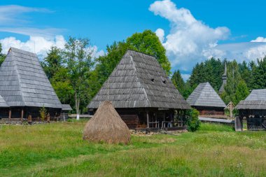 Romanya 'nın Sighetu Marmatiei kentindeki Maramures Köy Müzesi