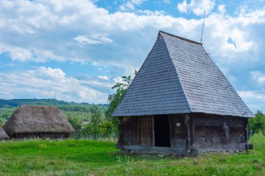 Romanya 'nın Sighetu Marmatiei kentindeki Maramures Köy Müzesi