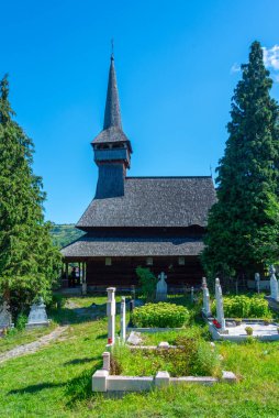 Romanya 'nın Odun Kilisesi Paraschiva' da