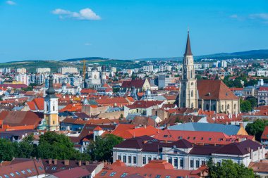 Romanya 'nın Manastira kentindeki Tahta Kilise Kutsal Başmelekler
