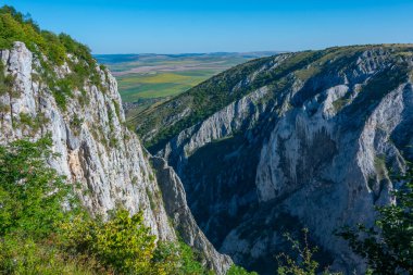 Romanya 'daki Turda Vadisi Panorama Manzarası