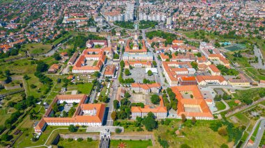 Rumen kenti Alba Iulia 'nın Panorama manzarası