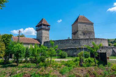 Romanya 'nın Calnic köyündeki güçlendirilmiş kilise