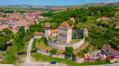 Romanya 'nın Calnic köyündeki güçlendirilmiş kilise