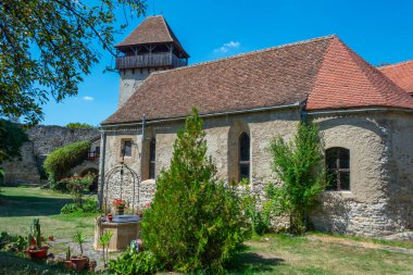 Romanya 'nın Calnic köyündeki güçlendirilmiş kilise