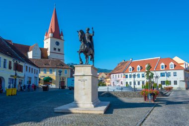 Romanya 'nın Cisnadie kentinde devrim meydanı